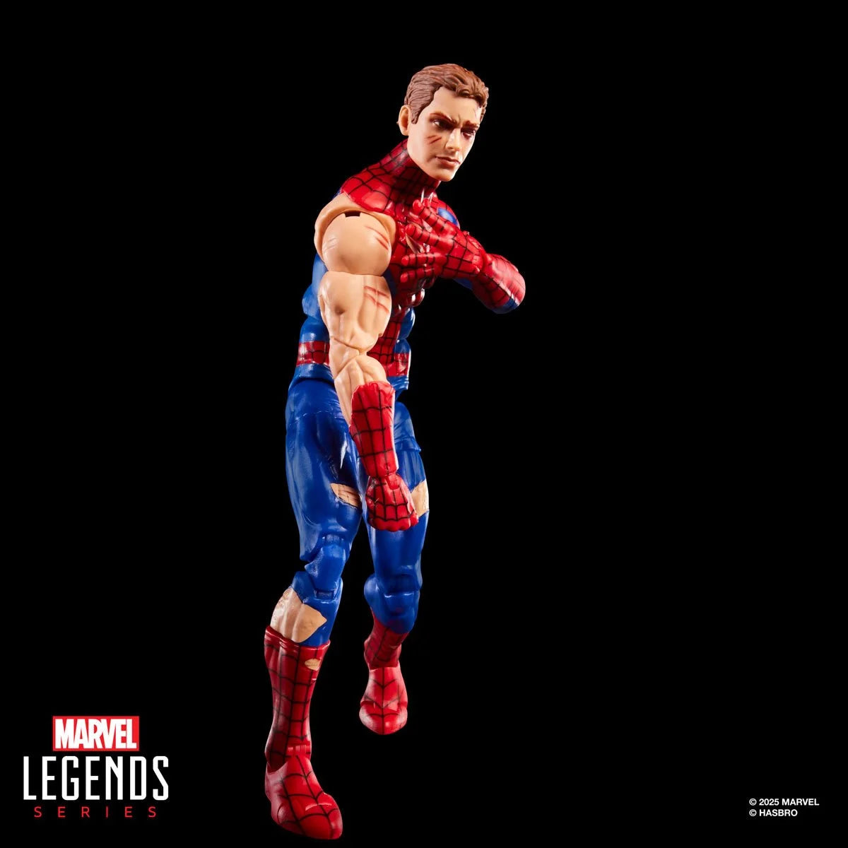 HSG0638 Spider-Man Marvel Legends Magic: The Gathering Battle-Damaged Spider-Man 6-Inch Action Figure and Card