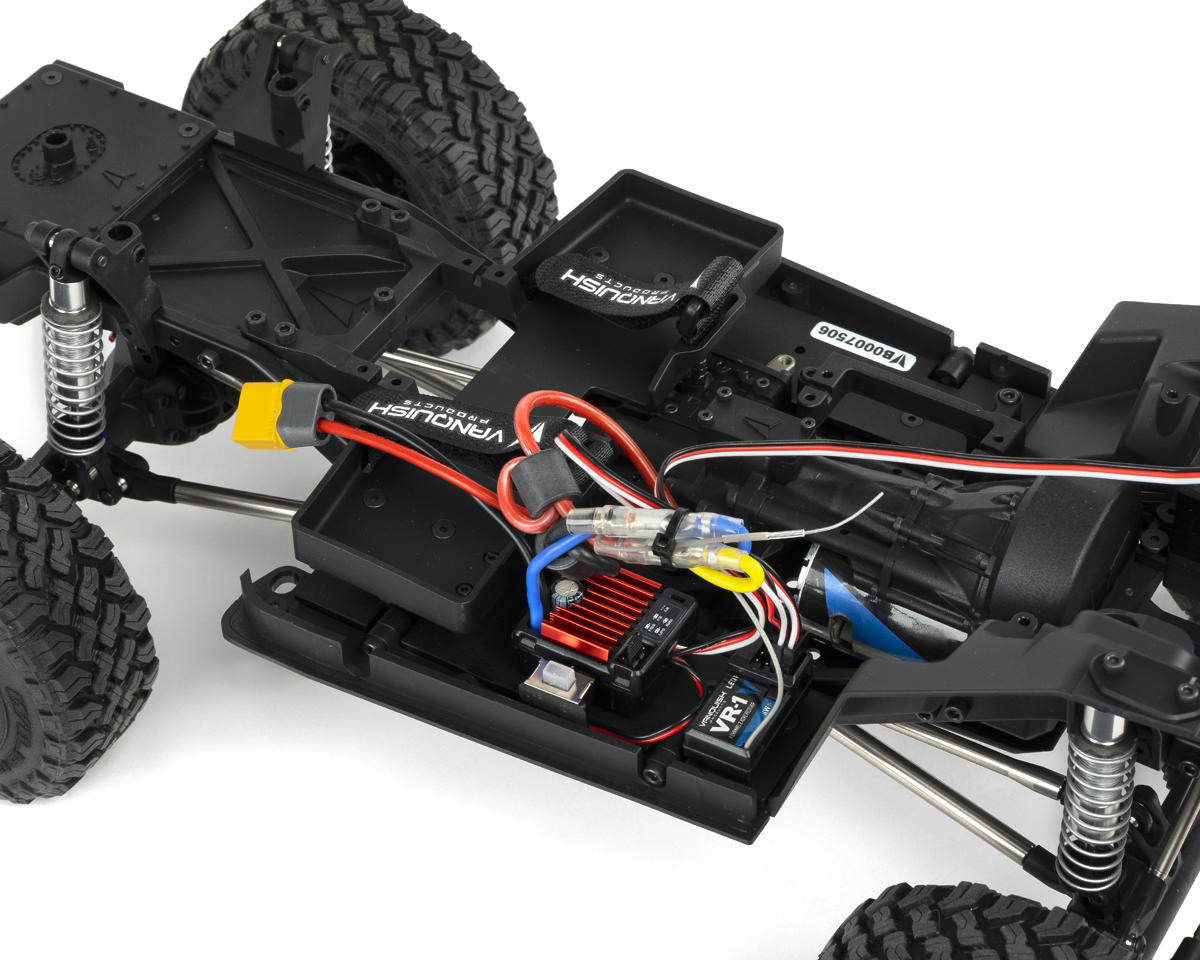 VPS09011A Vanquish Products VS4-10 1/10 Scale Phoenix Straight Axle RTR Crawler - Red