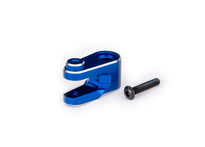 10247-BLUE  Servo horn, steering, 6061-T6 aluminum (blue-anodized)
