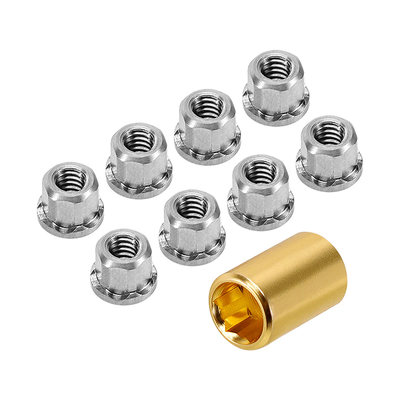 SCX30-12-8 INJORA M2 Stainless Steel Nuts for 1/30 SCX30