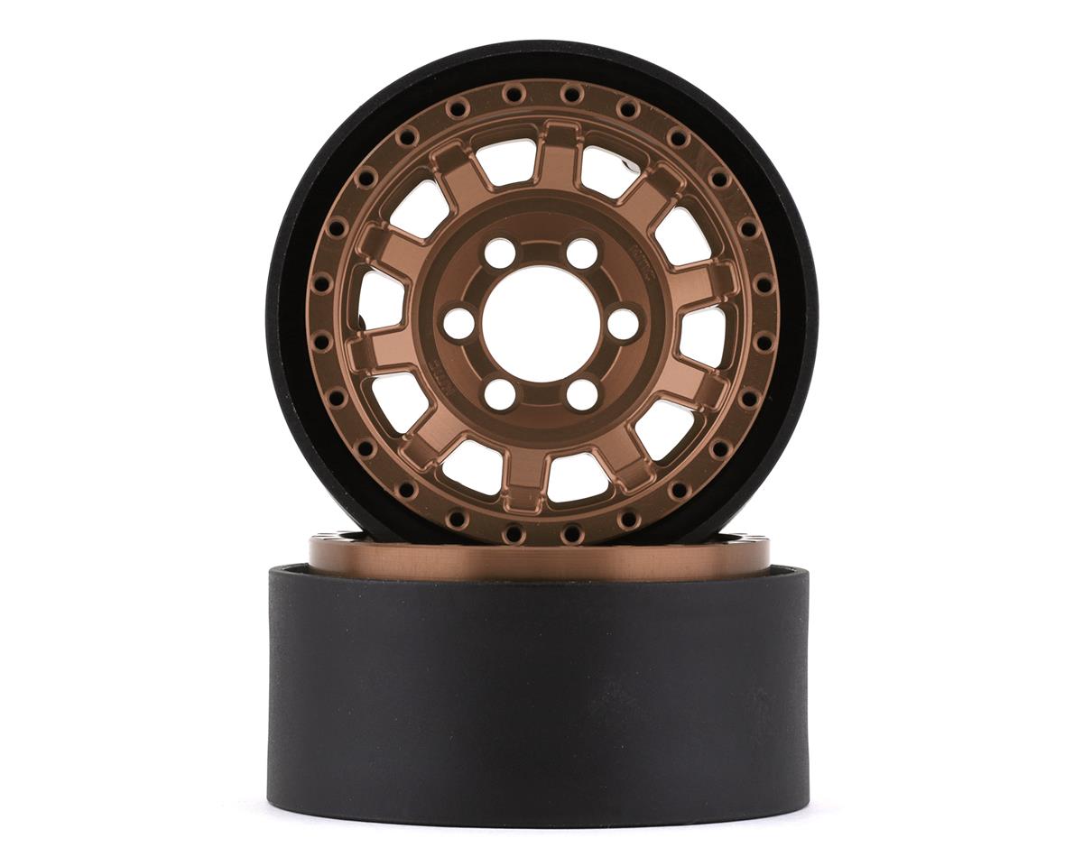 VPS07786 KMC KM236 Tank 1.9" Beadlock Crawler Wheels (Bronze) (2)