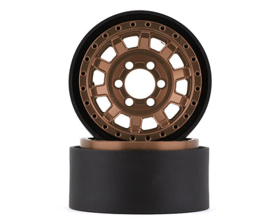 VPS07786 KMC KM236 Tank 1.9" Beadlock Crawler Wheels (Bronze) (2)