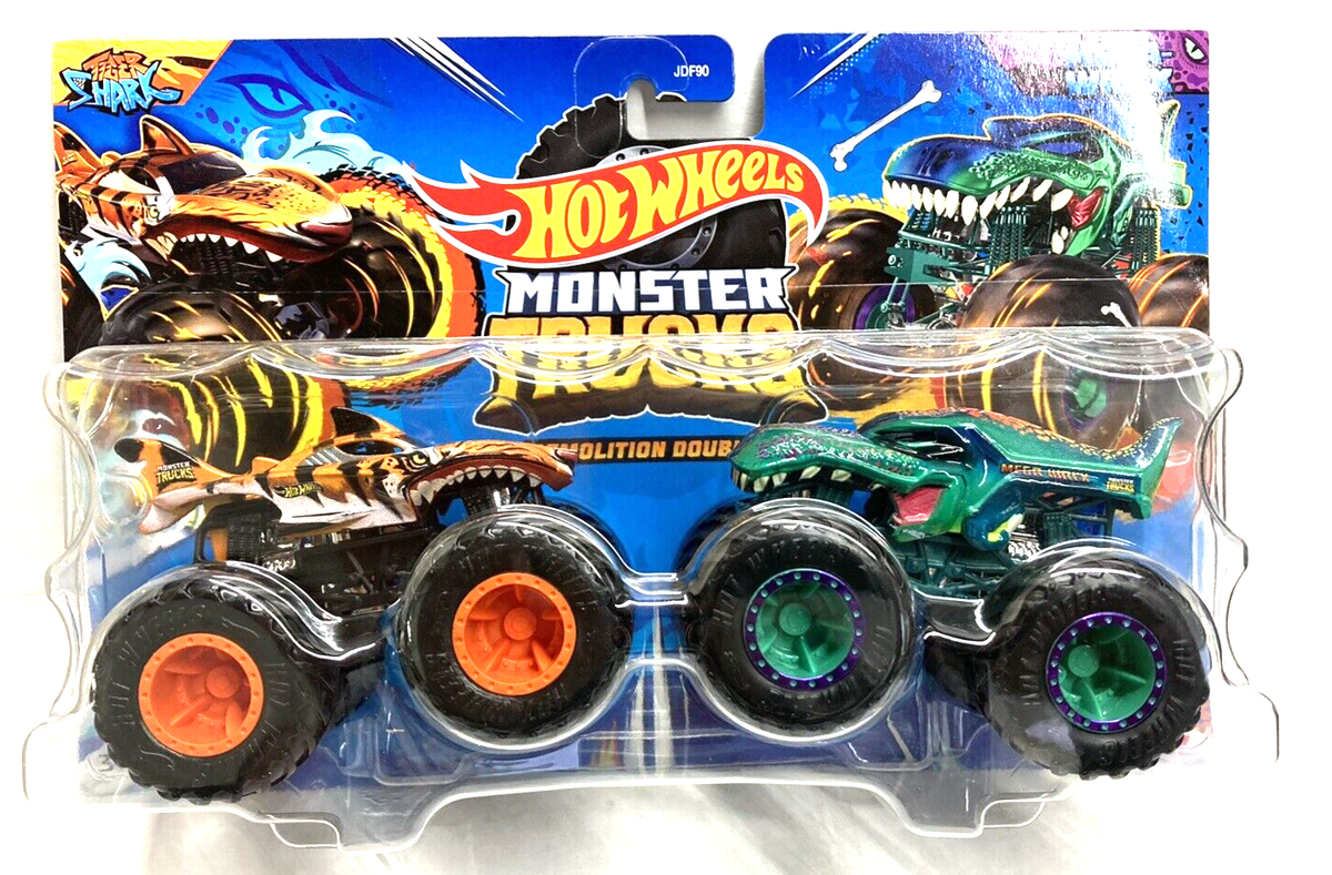HWJDF90 1:64 Monster Truck 2-Pack Assortment