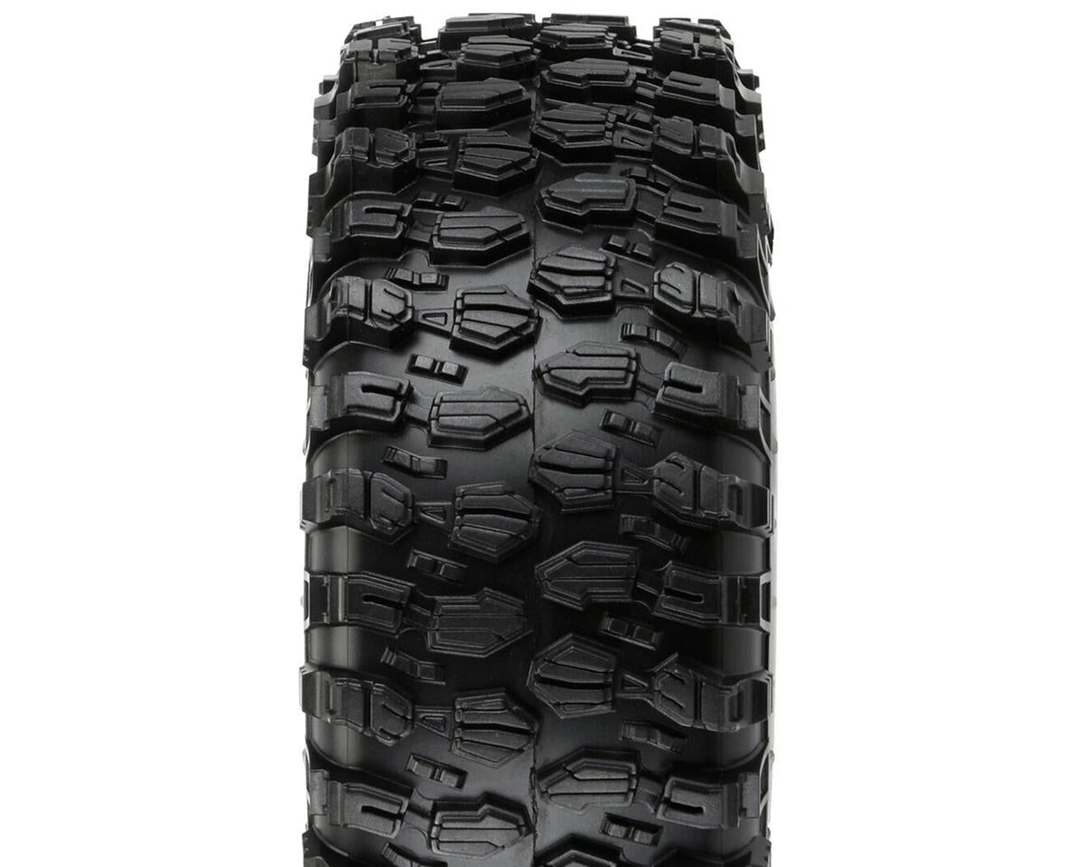 PRO1012813 Hyrax 1.9" Tires w/Impulse Wheels (Black/Silver) (2) (G8) w/12mm Hex