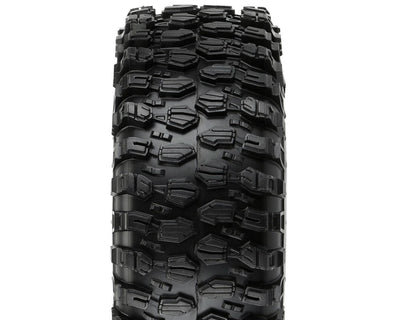 PRO1012813 Hyrax 1.9" Tires w/Impulse Wheels (Black/Silver) (2) (G8) w/12mm Hex