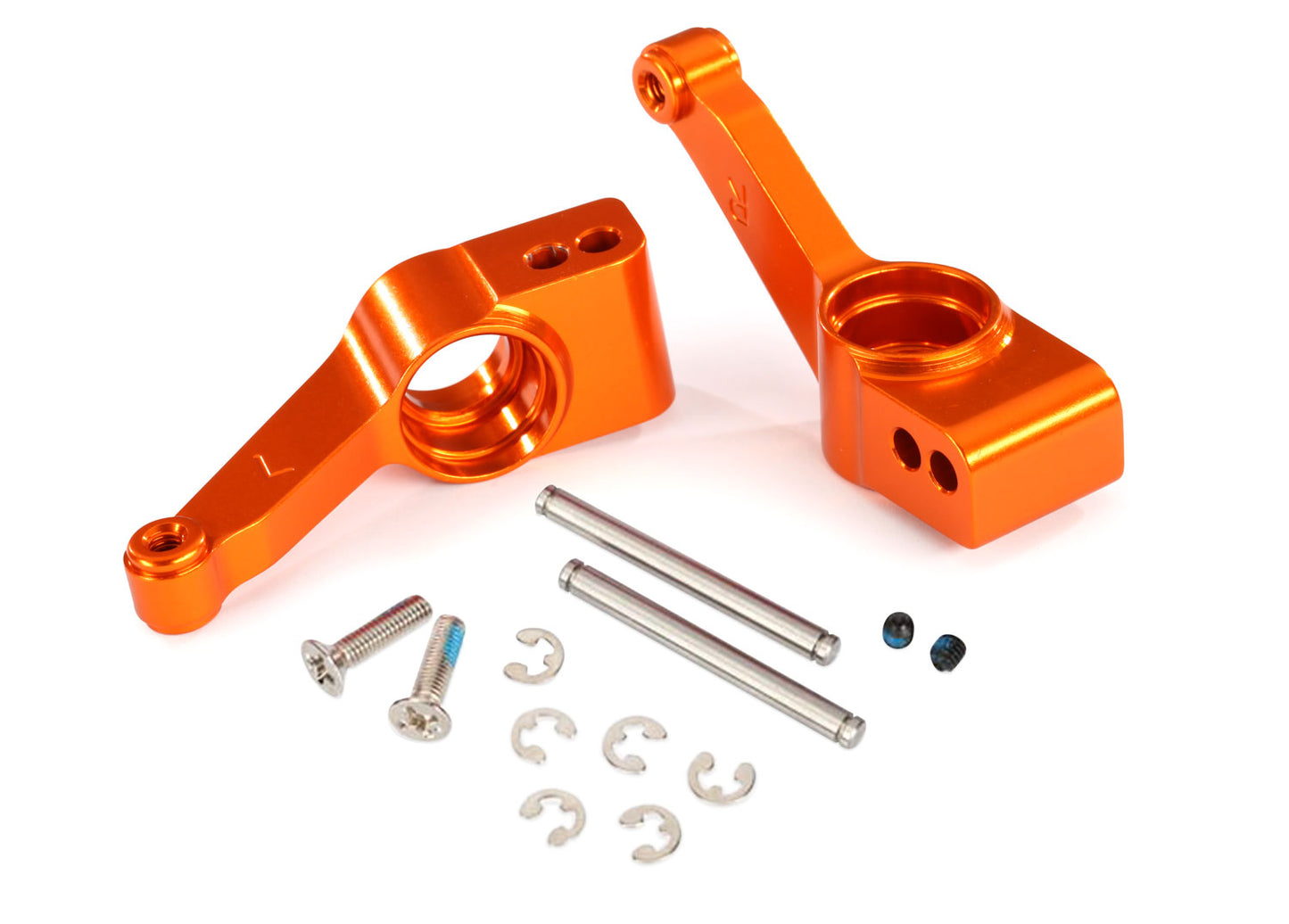 1952T Orange Aluminum Axle Carriers (L&R)