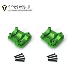 X003KUUNQ9 TREAL Aluminum 7075 Axle Diff Covers (2P) CNC Machined Upgrades for 1/18 TRX4M-Green
