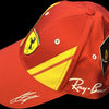 U2702 Scuderia Ferrari Hypercar Le Mans 2024 499P "50" Limited Edition Fuoco Team Hat - Red