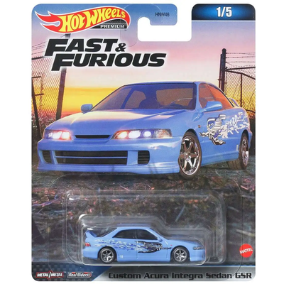 HWHNW46 Fast & Furious Custom Acura Integra Sedan GSR Blue
