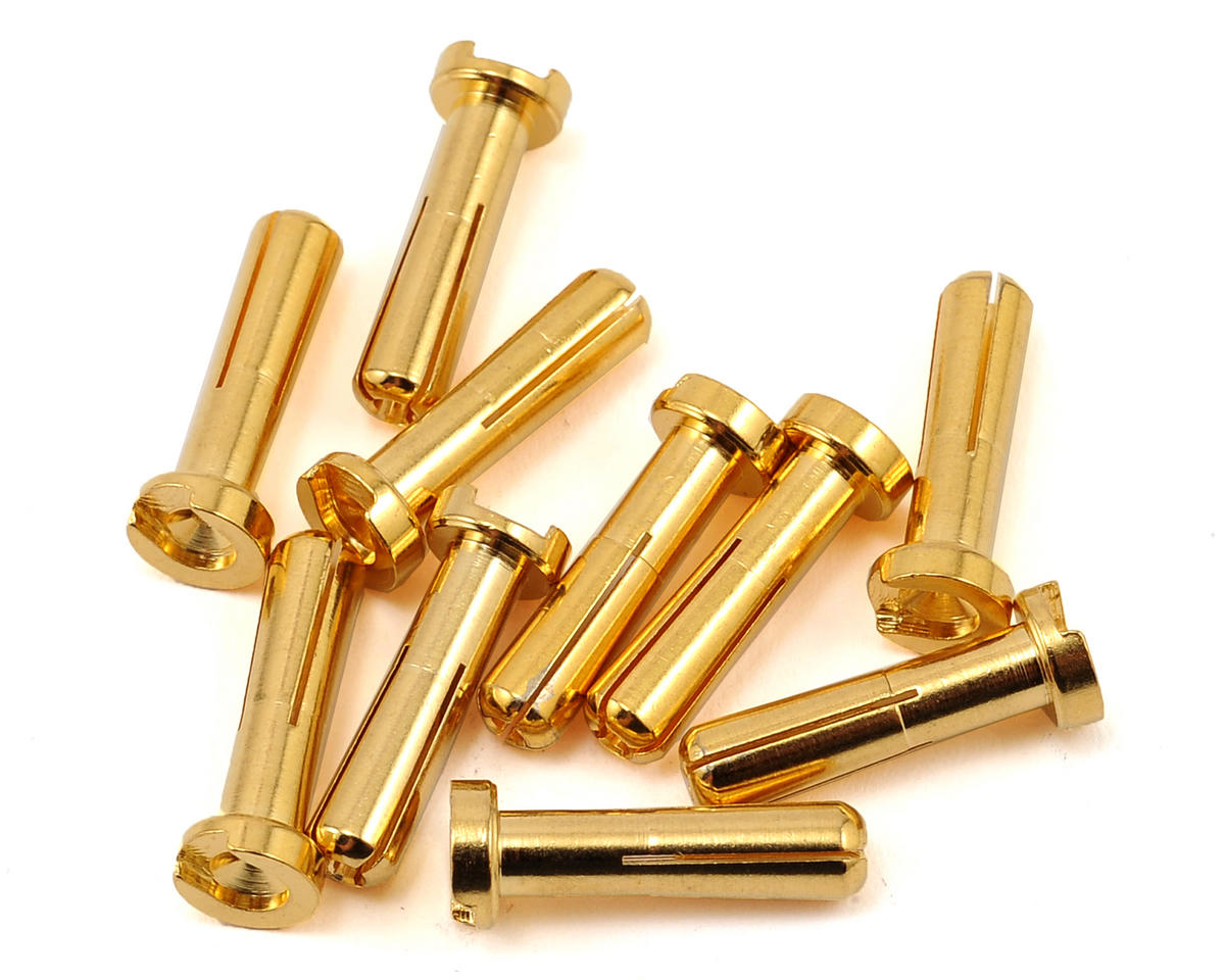 MCL4052 Max Current 4mm Gold Bullet Connectors (10)