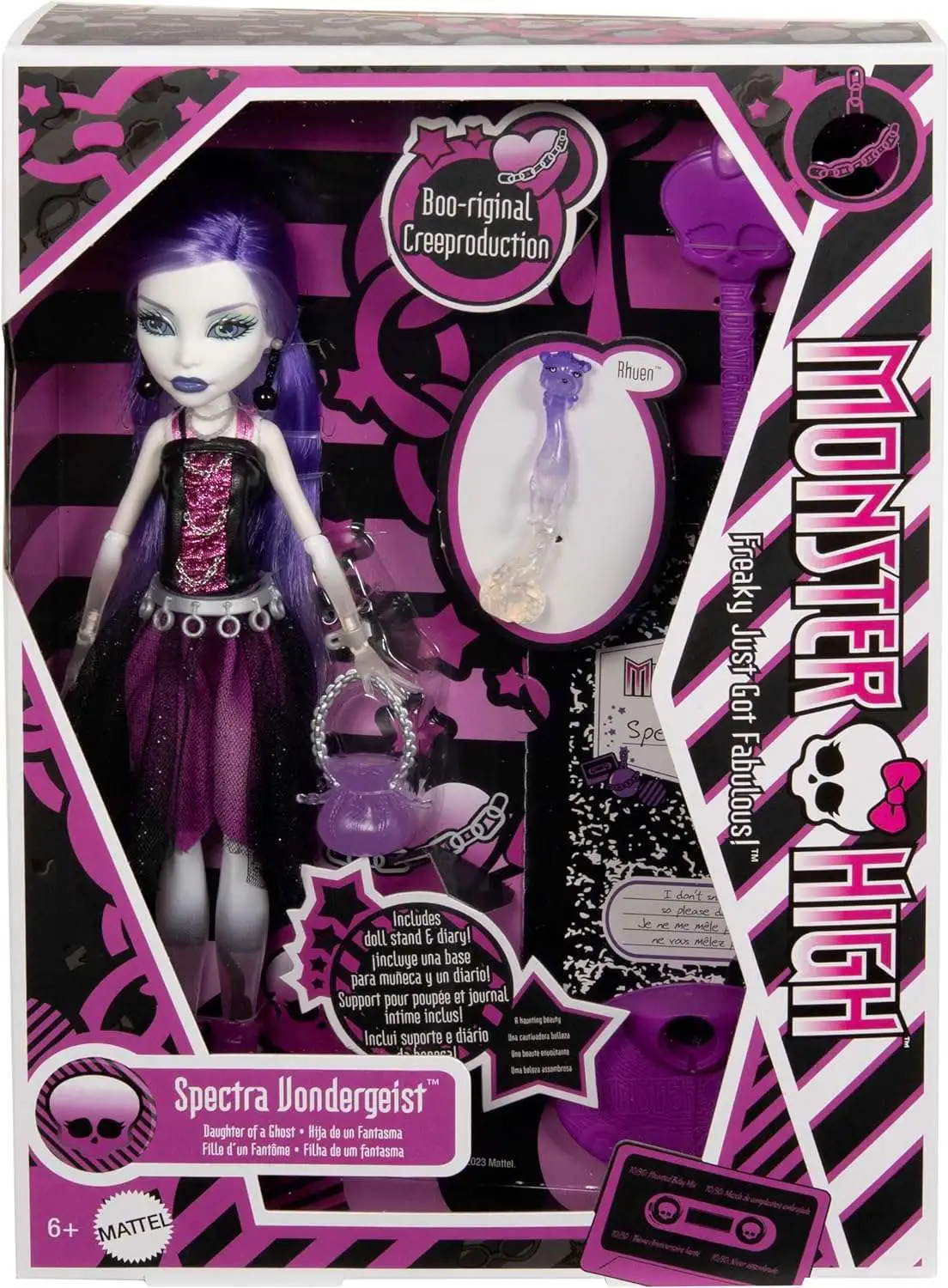 HTT20 Monster High Spectra Vondergeist Doll