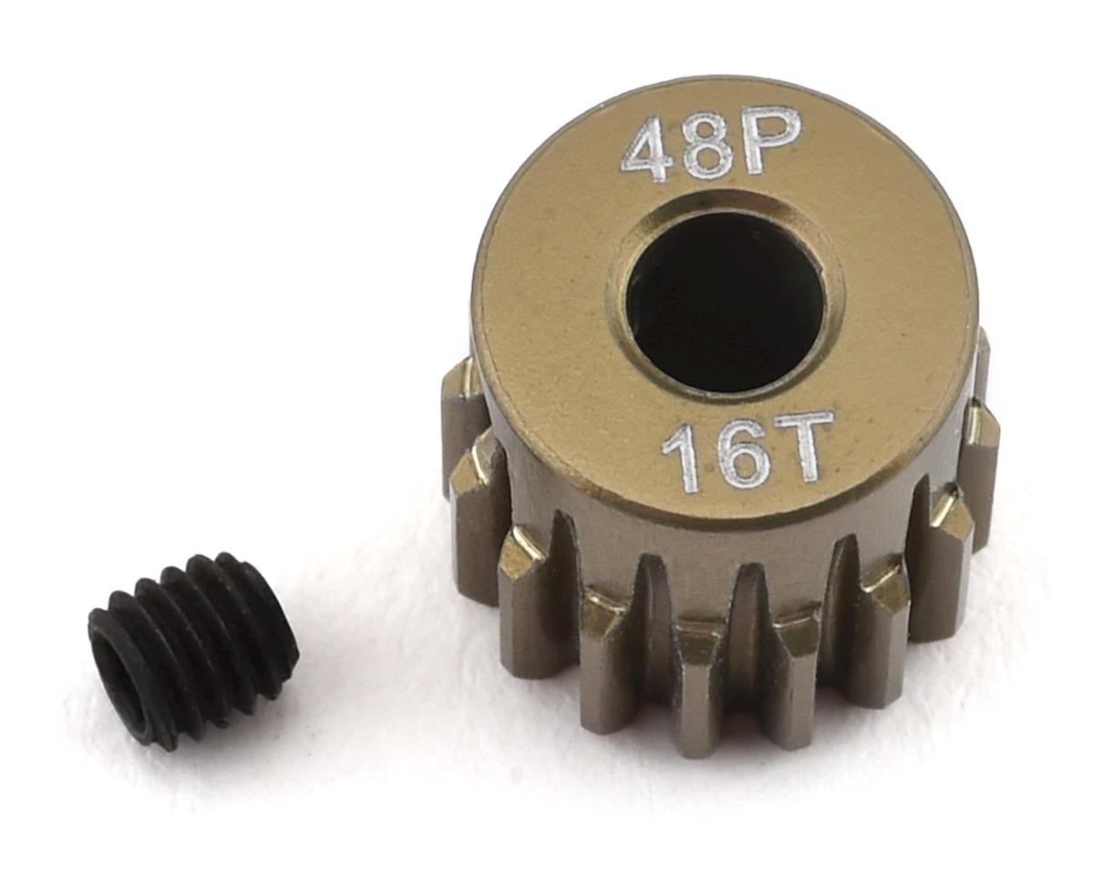 PTK8603 48P Lightweight Hard Anodized Aluminum Pinion Gear (3.17mm Bore) (16T)
