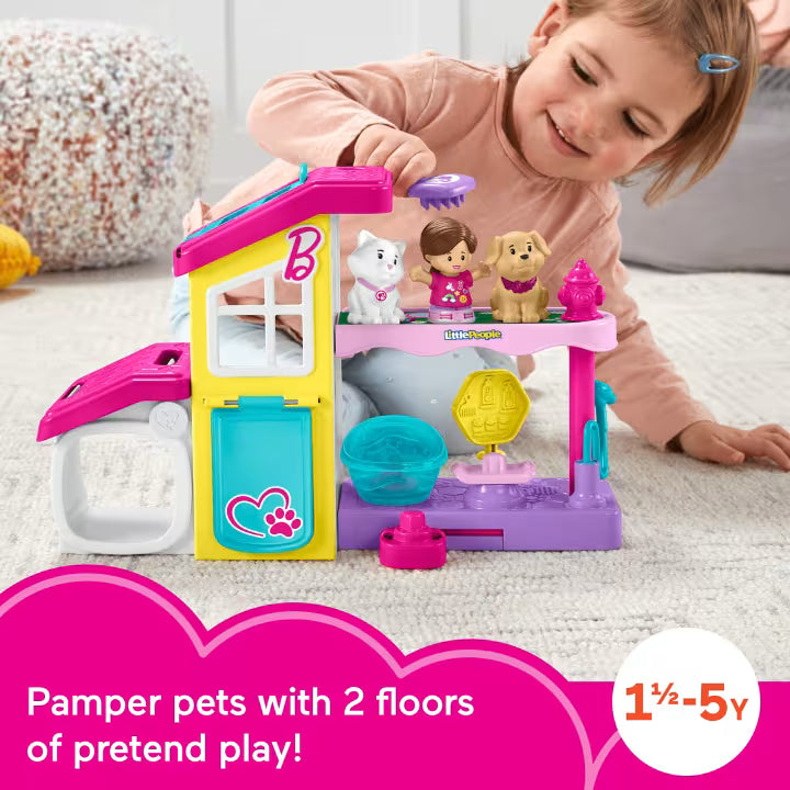 HJW76 Fisher-Price Little People Barbie Play and Care Pet Spa