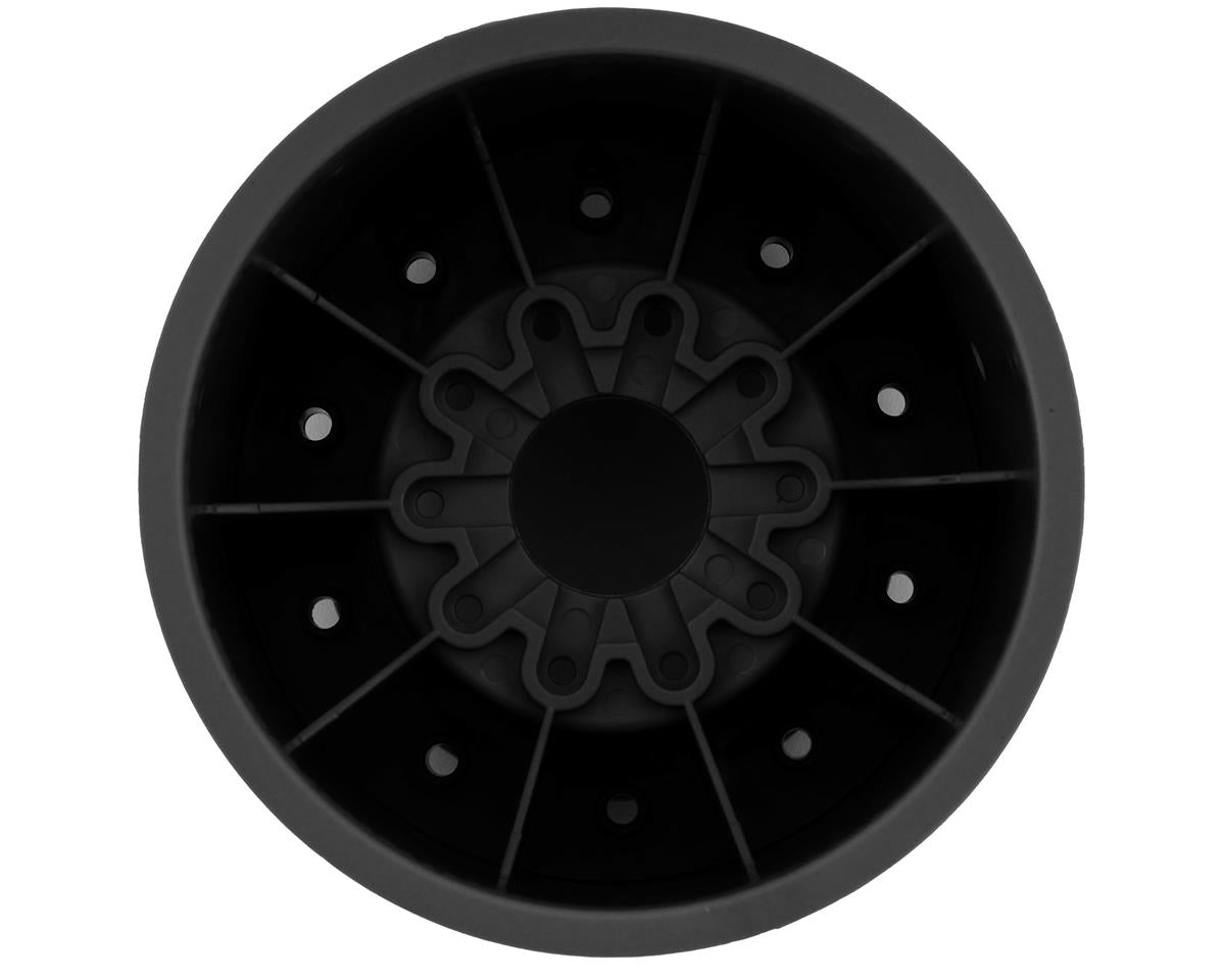 JCO3414B Aggressor 2.6x3.8" Monster Truck Wheel (Black) (2) w/17mm