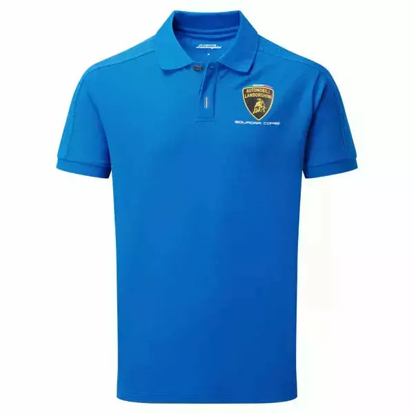 LB17PS2 Automobili Lamborghini Squadra Corse Travel Polo Shirt -