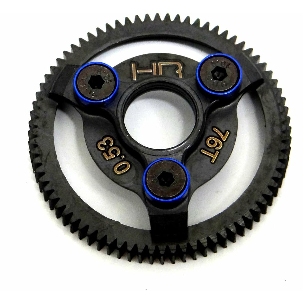 HRSTE876 - Hardened Steel Spur Gear (76t 48p)(Blue) - TRA