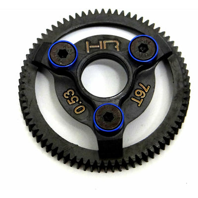 HRSTE876 - Hardened Steel Spur Gear (76t 48p)(Blue) - TRA