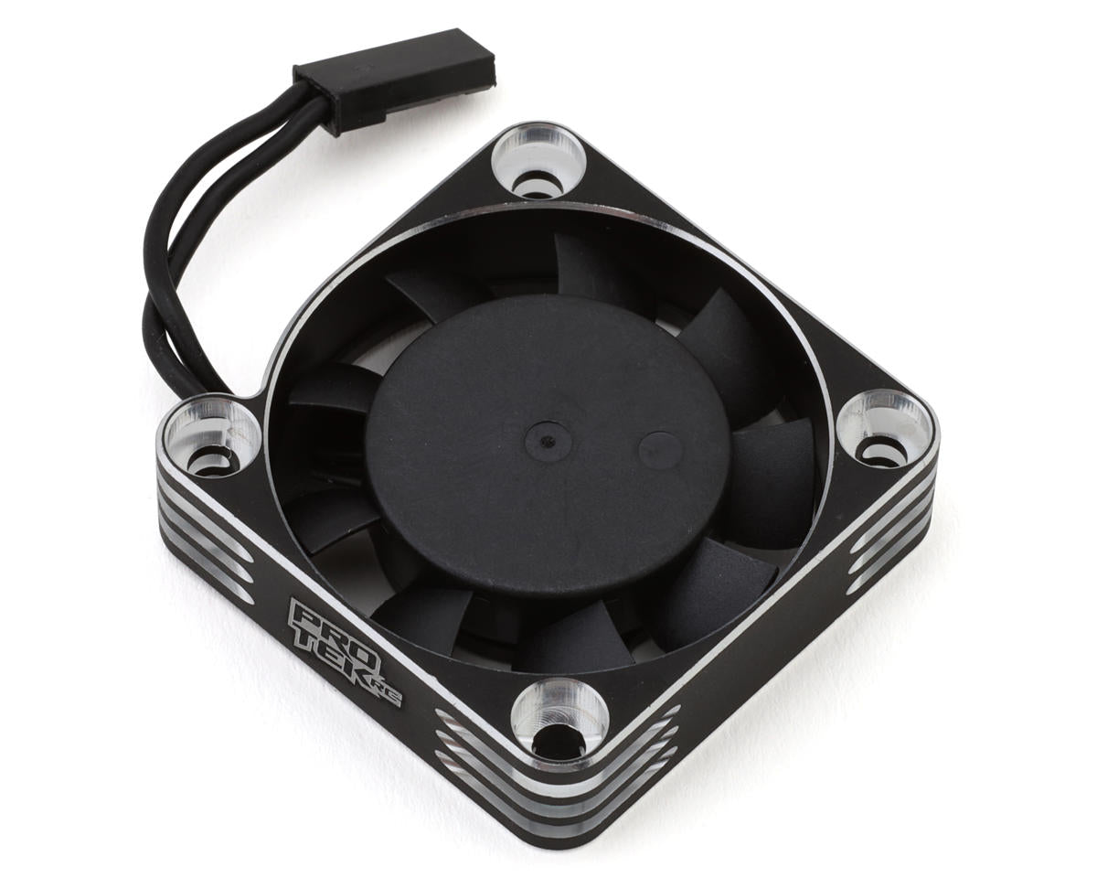 PTK-2115 ProTek RC 40x40x10mm Aluminum High Speed HV Cooling Fan (Silver/Black)