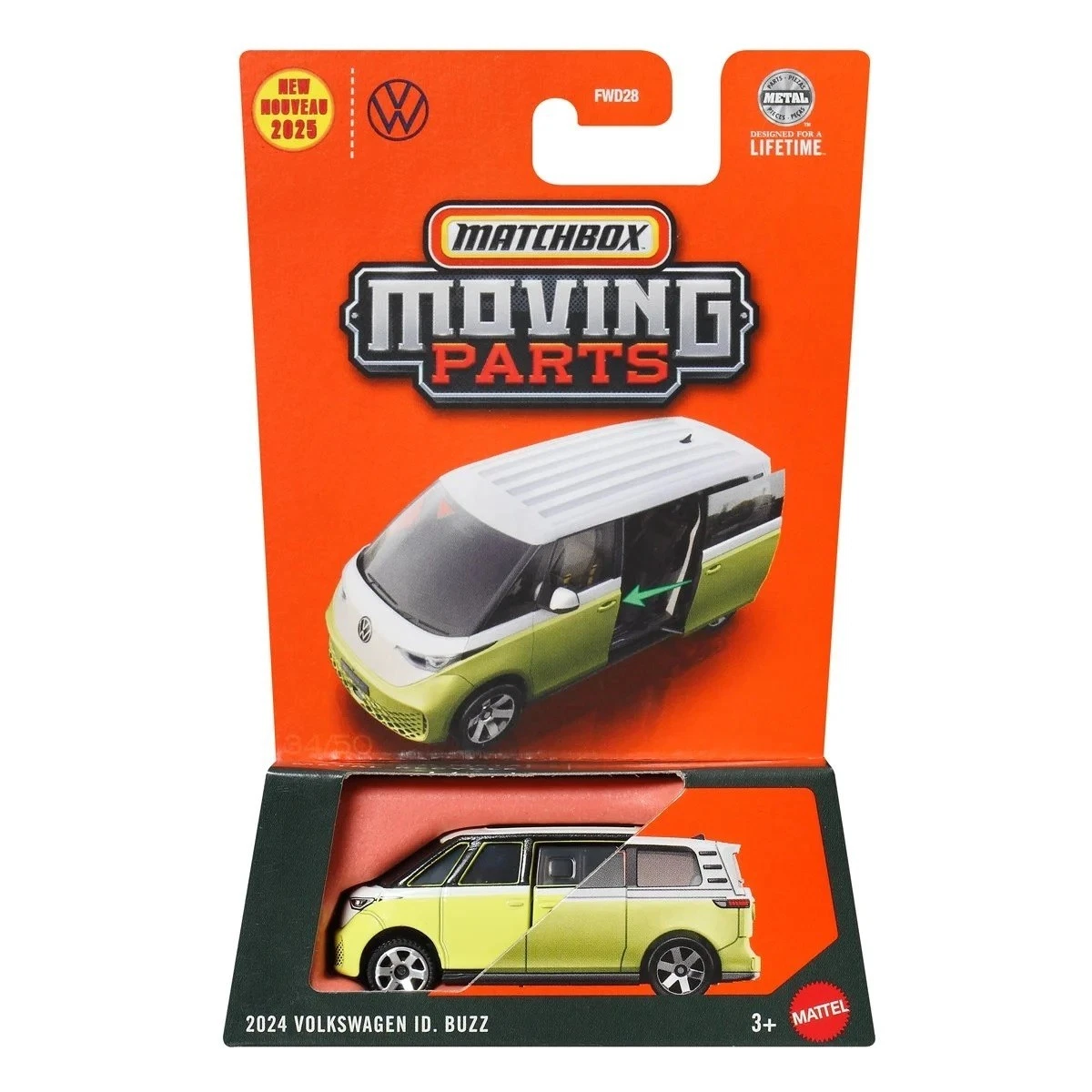 MBJBW52 Matchbox Moving Parts 2024 Volkswagon ID. Buzz
