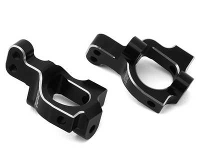 EXO2327 Exotek Losi® 22S Sprint Aluminum HD Caster Block Set (Black) (2)