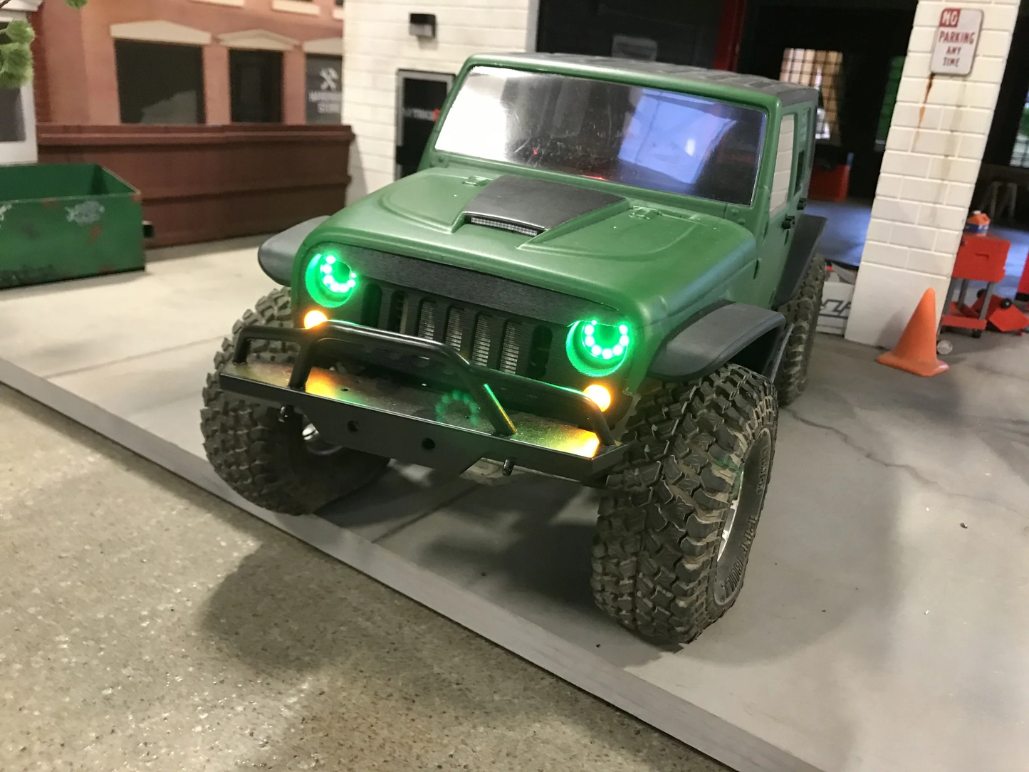 MYK-AA17G GREEN HALO HEADLIGHT