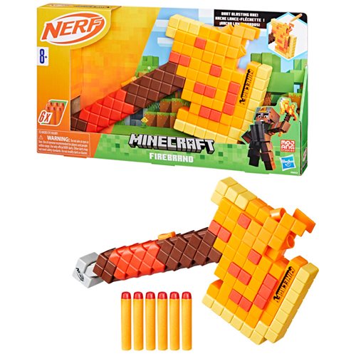 HSF8953 Minecraft Nerf Firebrand Axe Blaster