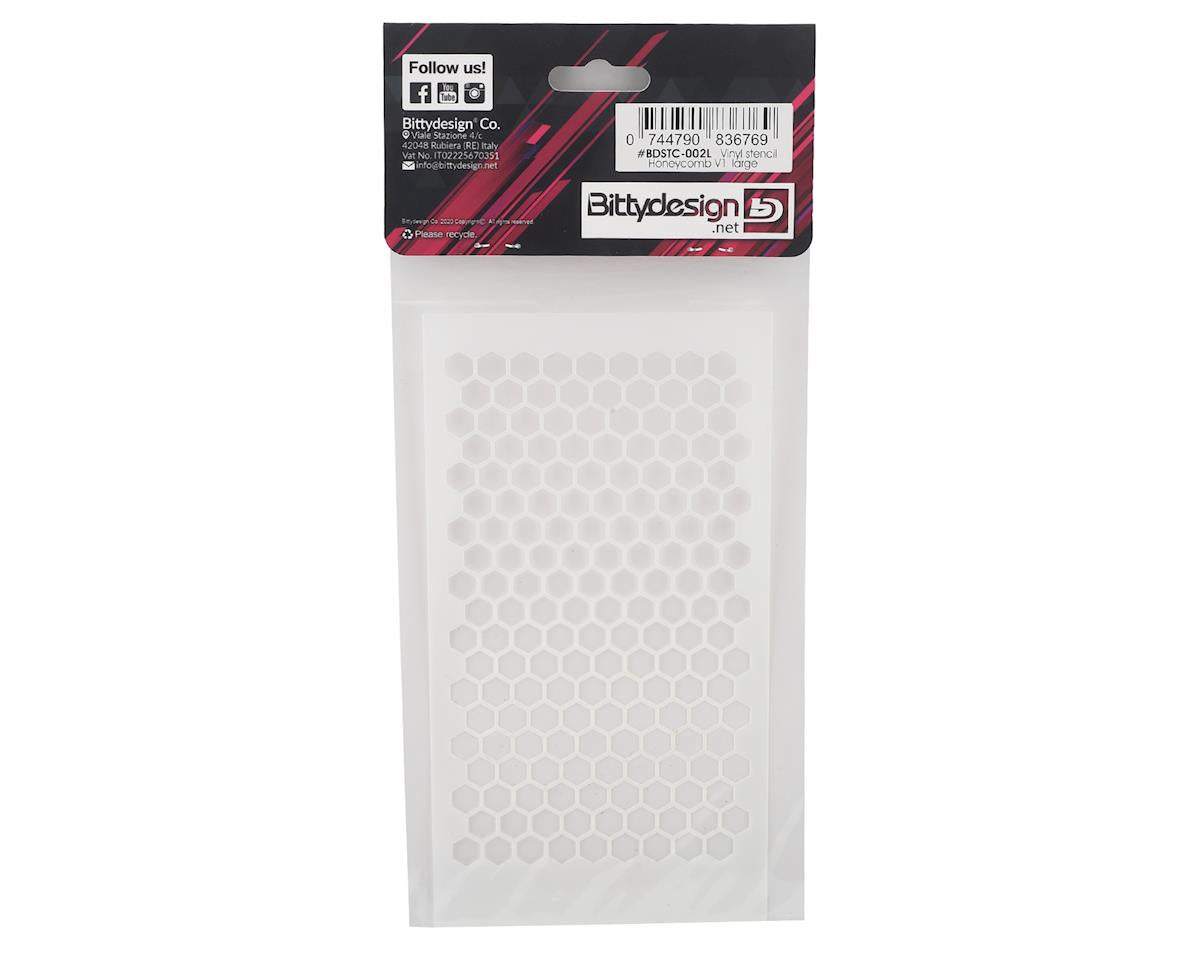BDYSTC-002L Bittydesign Vinyl Paint Stencil (Honeycomb V1 Large)