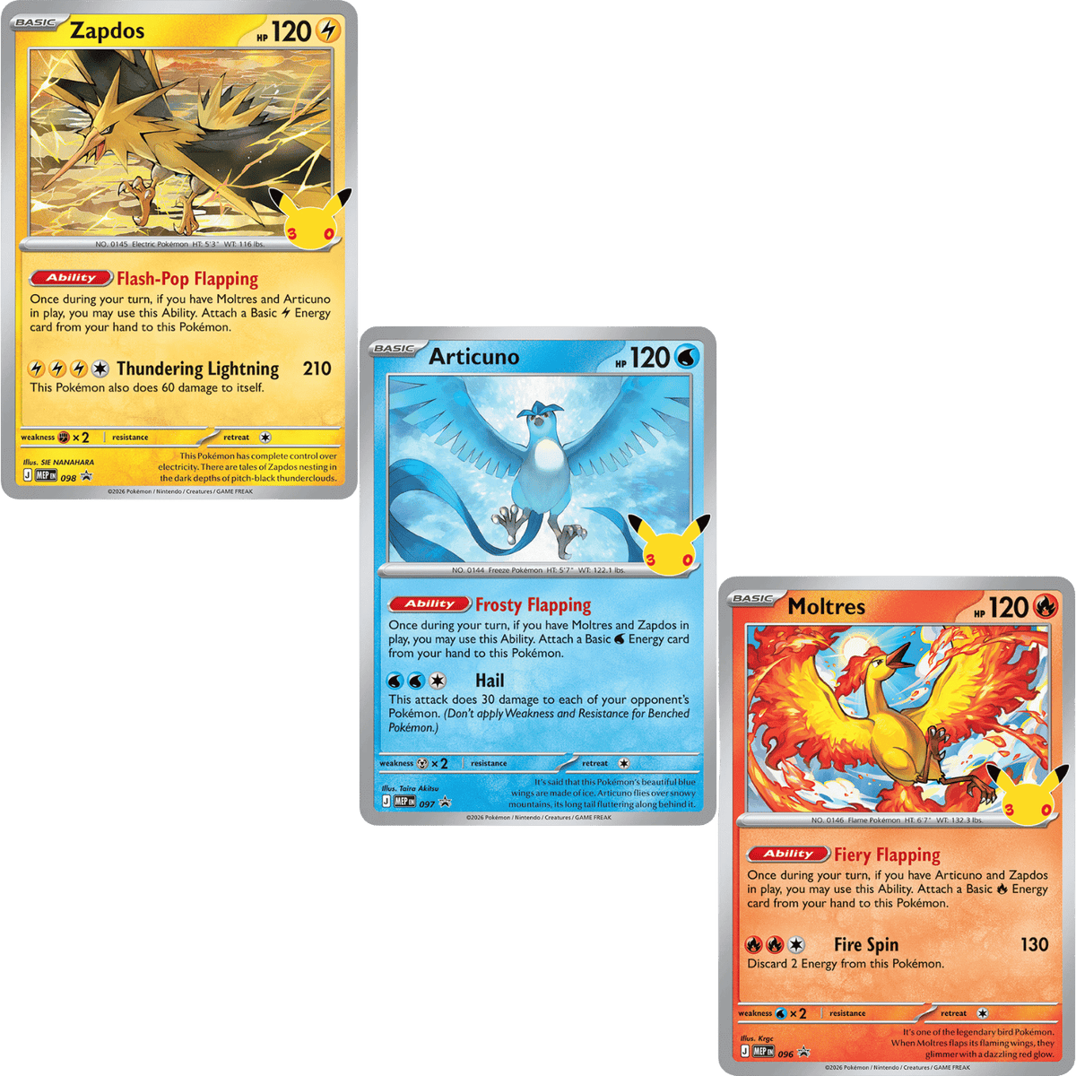 PKU10-10467-109 The Pokemon TCG 30th Celebration Poster Collection