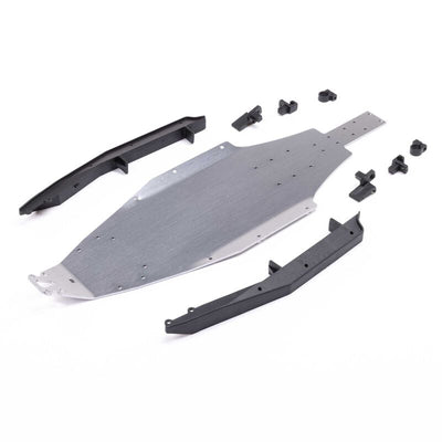 LOS211040 Chassis & Side Guard Set: Mini Drag
