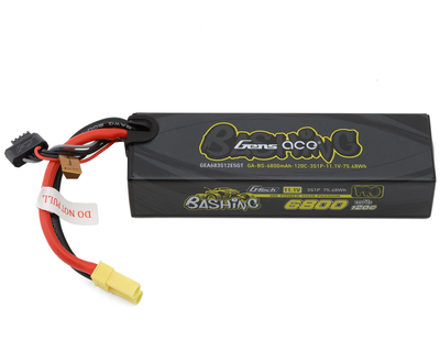 GEA683S12E5GT Gens Ace G-Tech Smart 3S Bashing Series Hardcase LiPo Battery 120C (11.1V/6800mAh) w/EC5 Connector