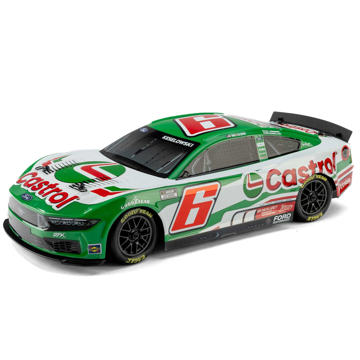 LOS1122606 1/12 Losi NASCAR Brad Keselowski No. 6 2026 Castrol Ford Mustang (Battery & Charger Included)