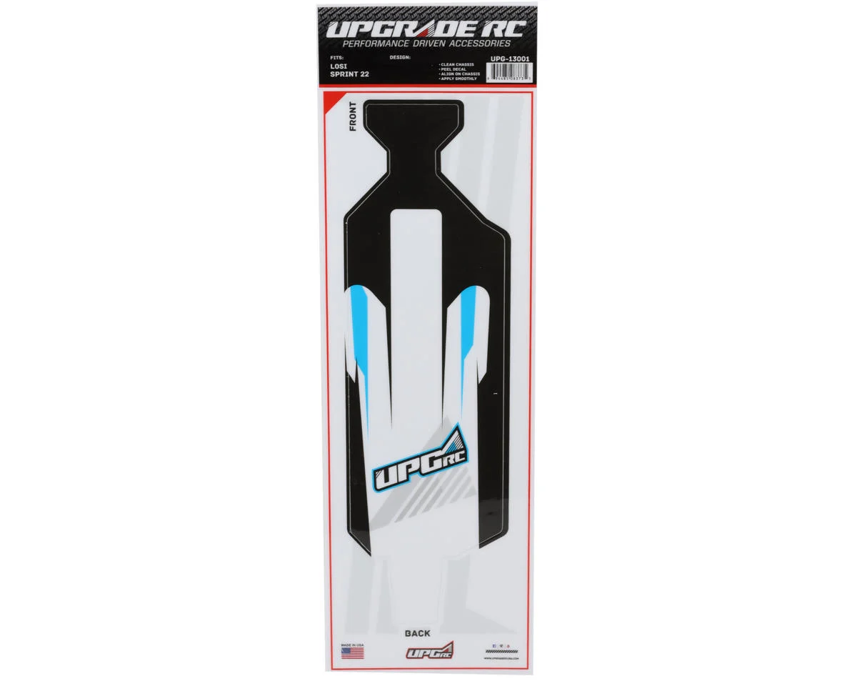 UPG-14300 UpGrade RC "Vector" Graphic Set for Losi® 22S™ Sprint Car (Blue)