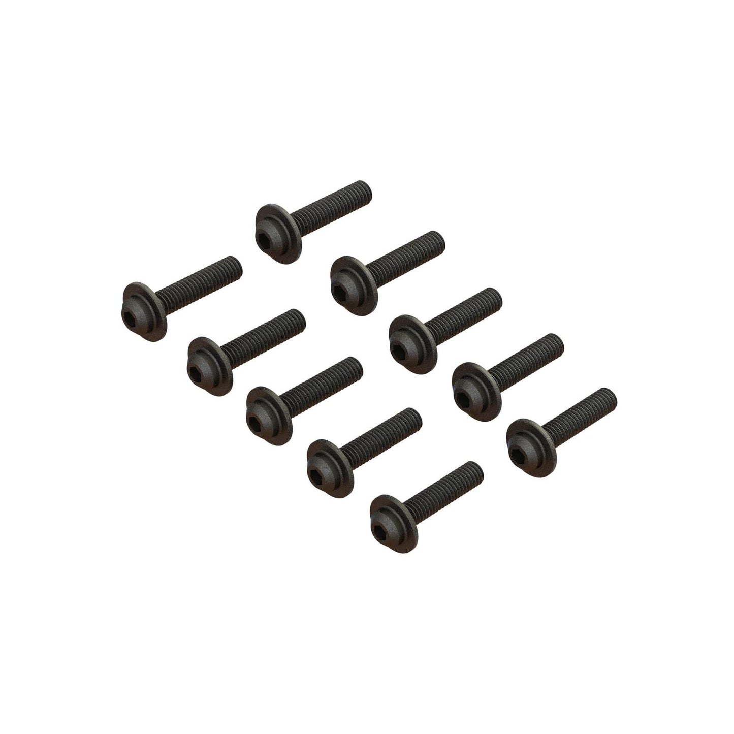 ARA721418 ARRMA BUTTON HEAD SCREW FLANGED M4x18mm V2