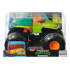 HWFYJ83 1:24 Monster Truck TMNT Michelangelo