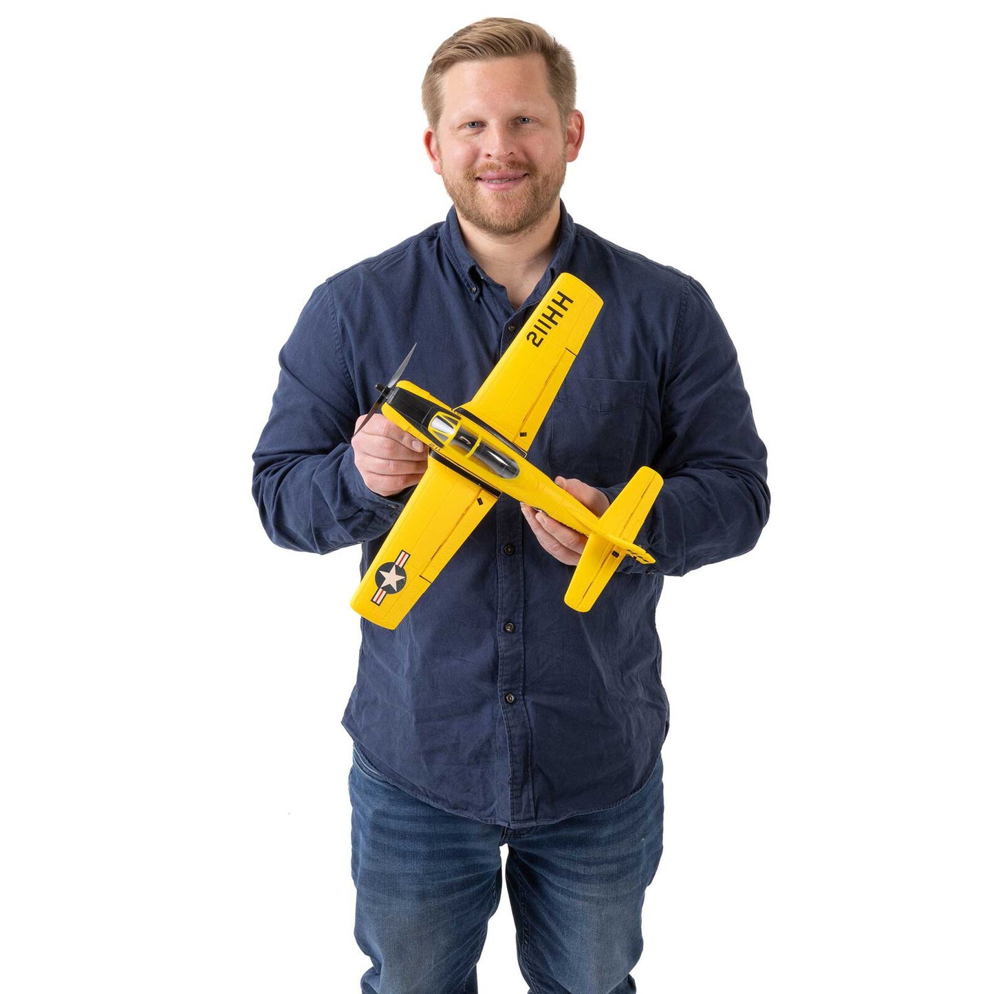 HBZ-1228 T-28 Trojan 450mm RTF with SAFE (2 Flight Batteries Included)