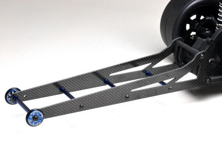 EXO1980 SLASH WHEELIE LADDER BAR SET, 2 wheels, cf adjustable, for Slash 2wd