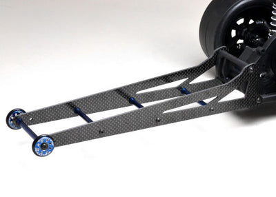 EXO1980 SLASH WHEELIE LADDER BAR SET, 2 wheels, cf adjustable, for Slash 2wd