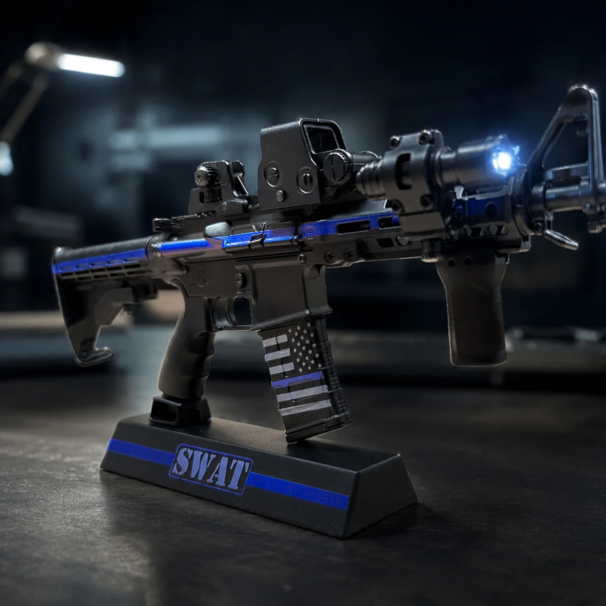 GoatGuns AR15 Model - Thin Blue Line/SWAT