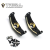 X003QSBGGB TREAL Brass Front C Hubs Caster Blocks 5.2g/pc (2P) L&R Heavy Weight Upgrades for 1/18 TRX4M Defender Bronco