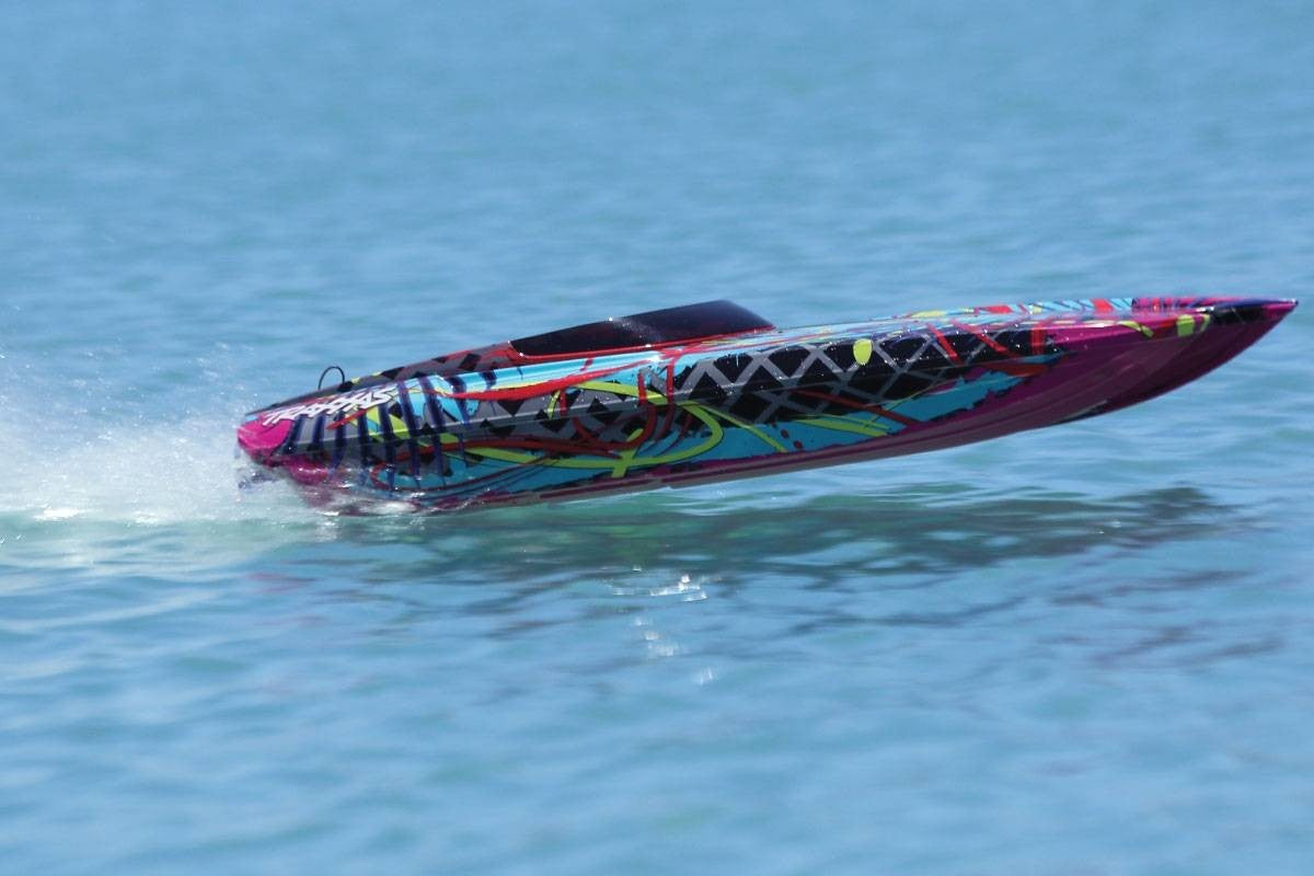 57046-4 M41 Wide Body 40" Catamaran Brushless Race Boat Pink