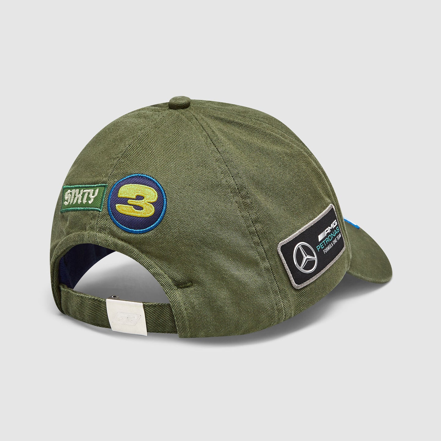 701223444 Mercedes Benz F1 SE George Russel 2023 Vintage Baseball Hat-Green
