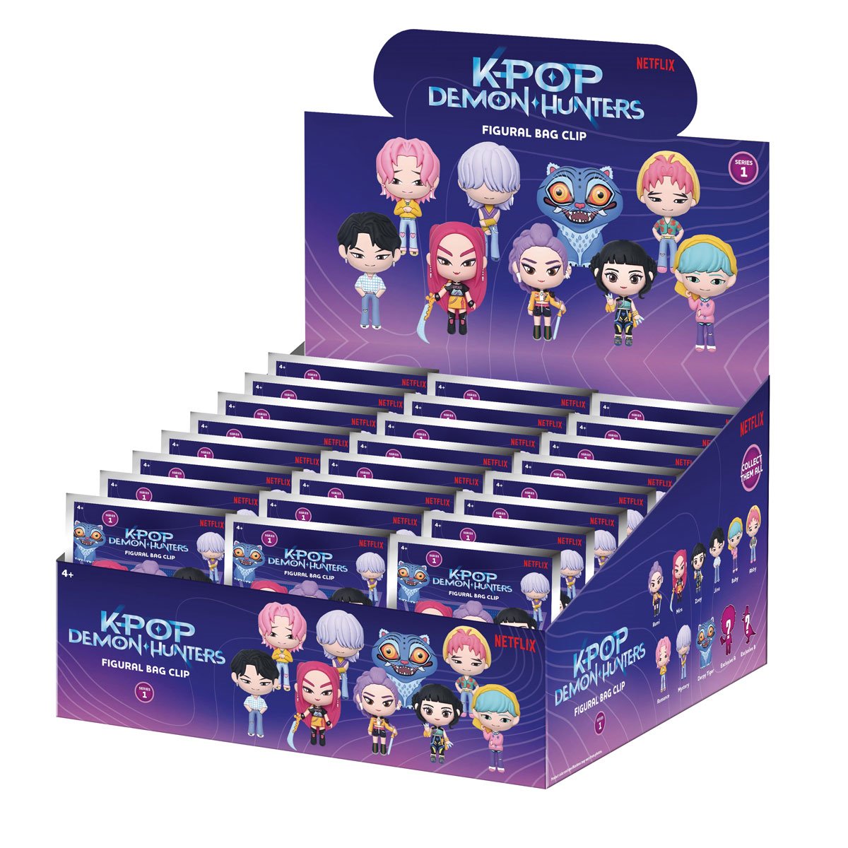 MG32775 KPop Demon Hunters 3D Foam Bag Clip (Sells Per Bag)