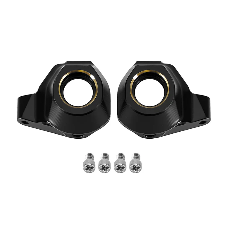 SCX30-04BK INJORA Black Brass Steering Knuckles for 1/30 Axial SCX30