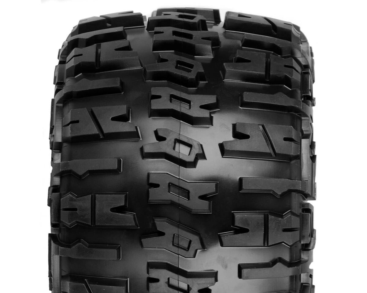 PRO118410 Trencher X F/R 3.8" MT Tires Mounted 17mm Black Raid (2)