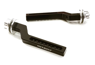 INTC27866SILVER Front Body Post Set for 1/10 Drag Slash 2WD & Bigfoot