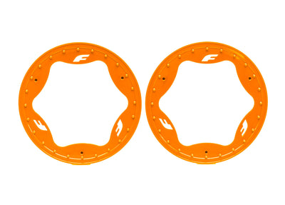 10977-ORNG 3.9" Orange Funco Rear Beadlock Rings (2)