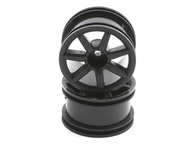 ASC21289 Spoked Wheels (18R) (2) (Black)