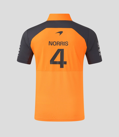 TM9913-088 McLaren F1 Men's 2025 Lando Norris Team Drivers Polo - Papaya