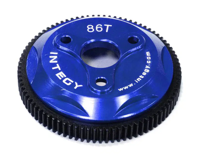 INTT8030BLUE 86T Metal Spur Gear 2WD