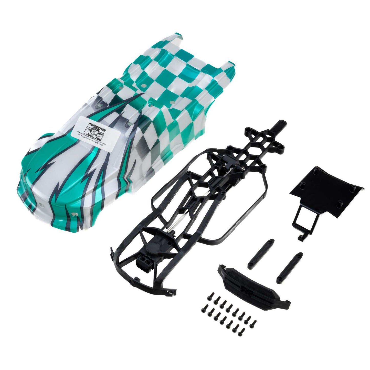 PRO369322 1/16 Limited Edition Pre-Cut/Pre-Painted Brute Body Checkmate with Clipless System: ARRMA MINI KRATON